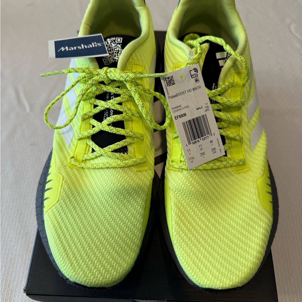 Adidas Men's Bright Yellow Athletic Shoes PulseBoost HD Winter